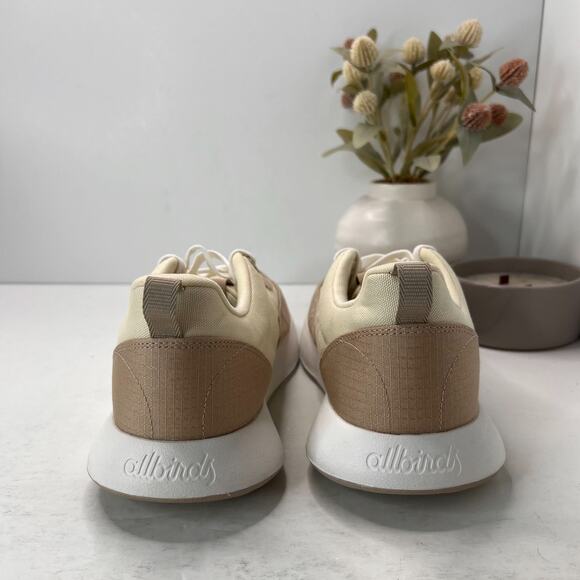 allbirds Men\'s Casual Chunky Sneakers in Cream and Tan